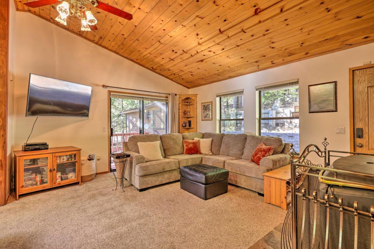 Quiet Twain Harte Cabin With Deck And Forest Views! المظهر الخارجي الصورة